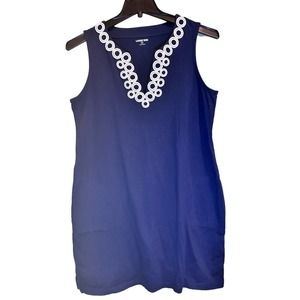 Lands' End Women’s Sleeveless Casual Cotton Dress Size Medium 10-12